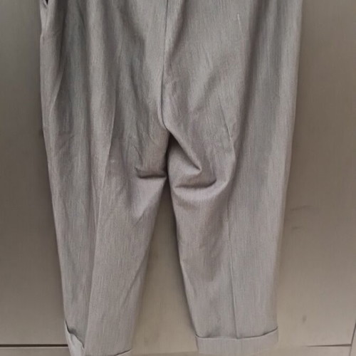 Zara pants gray with elastic and pleats like new