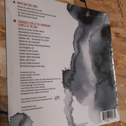 Chris Cornell When Bad Does Good 7" vinyl new, rock