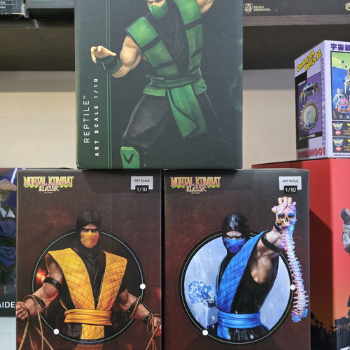 Iron Studios Mortal Kombat 1/10 Ninjas Bundle like new