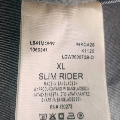 Lee denim jacket Slim Rider blue, like new, extra large women's