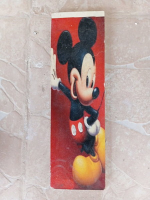 Small wooden Mickey Mouse frame used