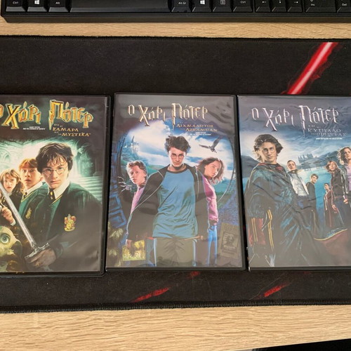 Harry Potter DVD collection used with subtitles