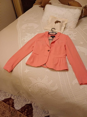 Σακάκι H&M γυναικείο φούξια σαν καινούργιο, μεσάτο κοντό, μέγεθος S