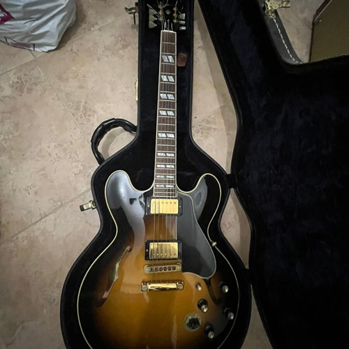 Gibson ES-345 Reissue 2003 Vintage Sunburst like new, gold hardware