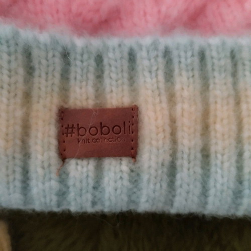Boboli multicolor hat and gloves set new