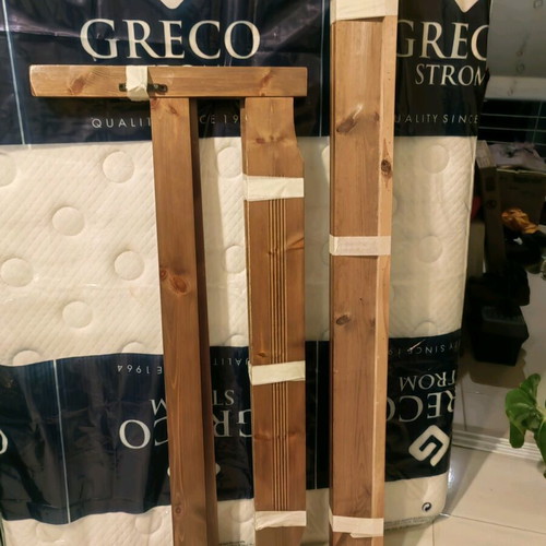 Bed with mattress used Gecco Strom model Life 1.40x2.00 m