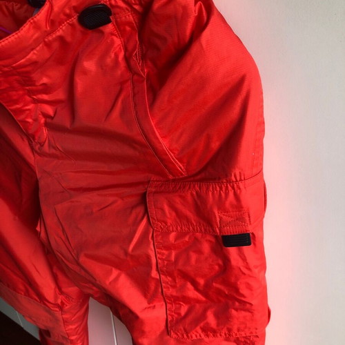 Red Landsend ski pants size 14 kids or small women like new