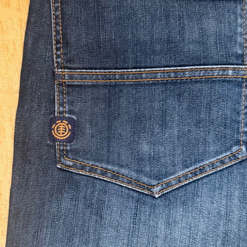 Element denim bermuda shorts new, size 32, blue