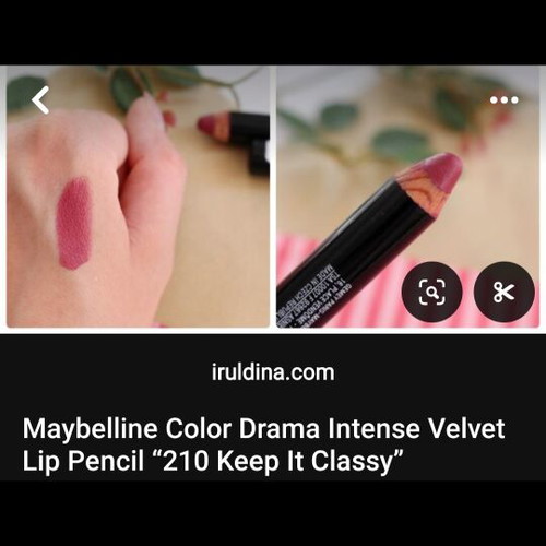 Maybelline intense velvet lip crayon used