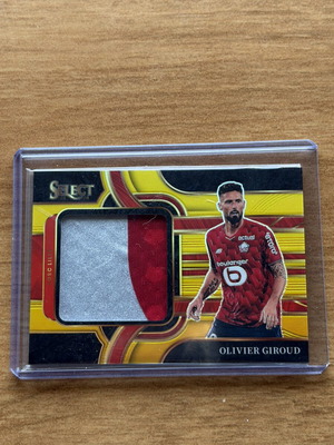 Olivier Giroud 2025-26 Select Ligue 1 Jumbo Swatches Patch Gold Lille new