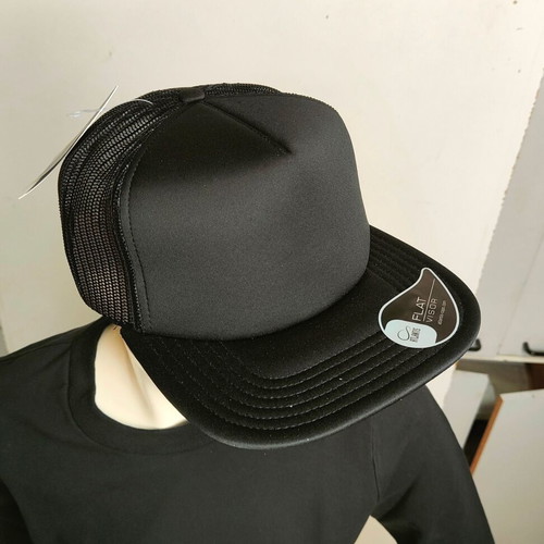 Atlantis 890 Snap five-panel jockey cap new, black unisex