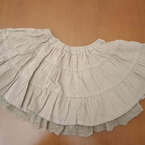 Mothercare Corduroy Skirt for 2-3 Years Like New, Brown