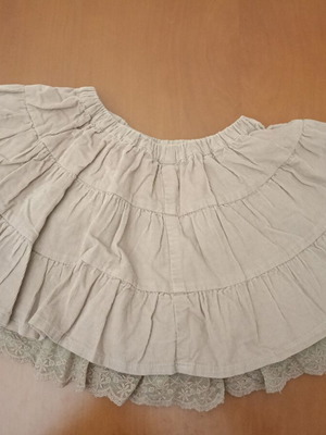 Mothercare Corduroy Skirt for 2-3 Years Like New, Brown