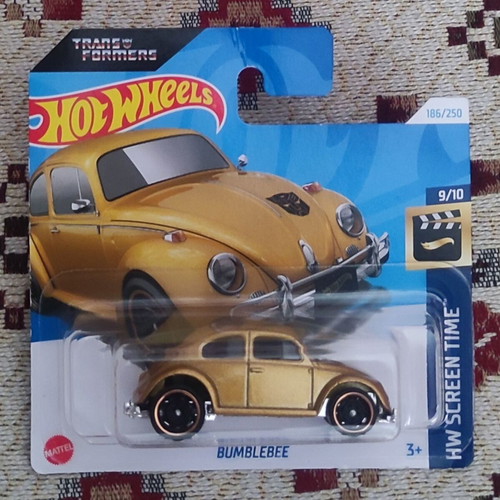 Hot Wheels Bumblebee toy car new, Transformers series, gold