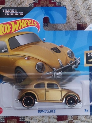 Hot Wheels Bumblebee toy car new, Transformers series, gold