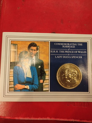 Commemorative medal Britain Lady Diana Spencer proof
