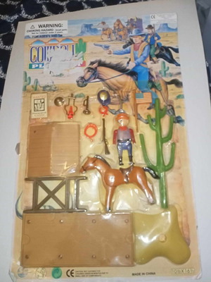 Картичка Western Cowboy нова от 90-те
