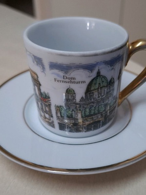 Schedel Bavaria collectible coffee cup like new, Bavarian porcelain