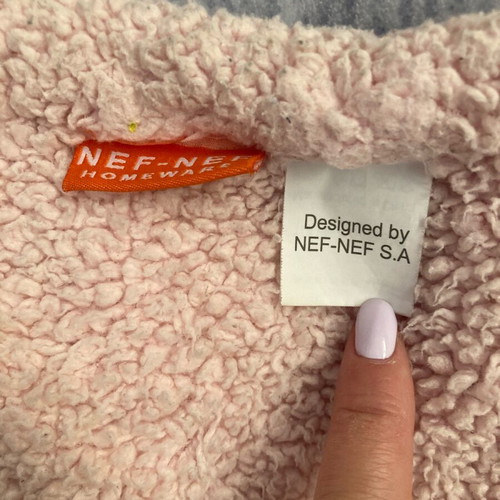 Nef Nef warm crib blanket used 140x110cm for girls