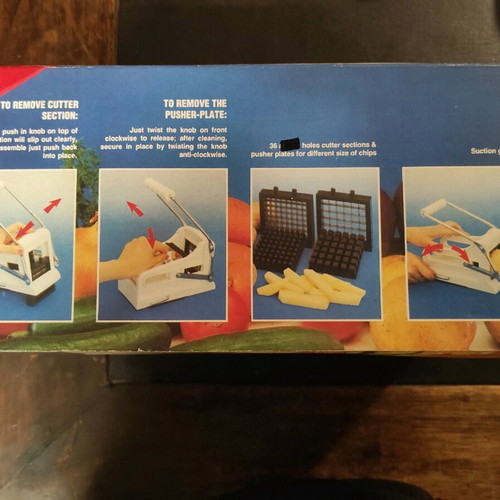 Jumbo Chipper potato cutter like new with 36 outlets