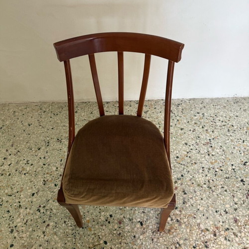 Solid wood chair used with minor wear