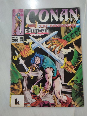 Super Conan 51 Cobra Press comic used in good condition
