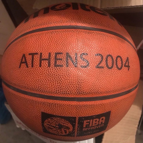Authentic Athens 2004 basketball official Olympic ball
