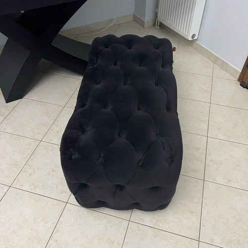 Pouf black color new