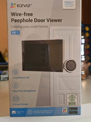 Camera with screen for door peephole Ezviz new