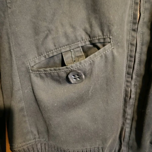 Bomber thick jacket Attrattivo like new, black, 100% cotton