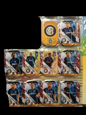 Inter Fifa Adrenalyn caps used, sold as a pack