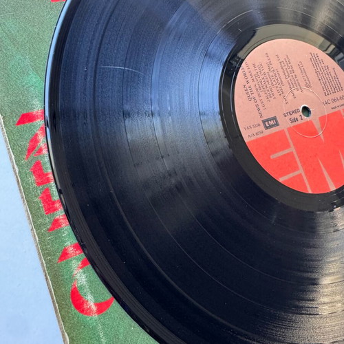 Queen News Of The World LP used, 1977 Greek first edition