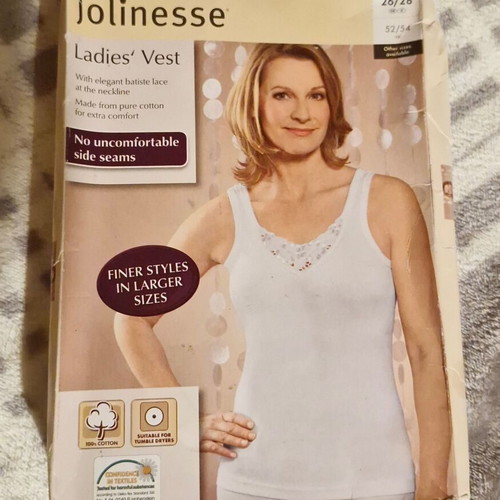 Jolinesse vest new, size 52/54, white