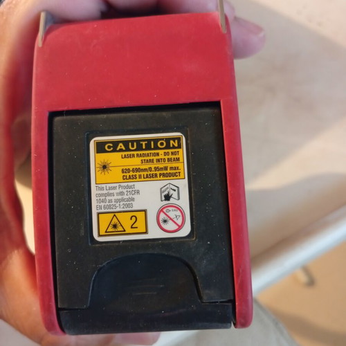 Hilti PML 32R laser level with red beam, lock function, glasses and case