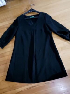 Μαυρο φορεμα benetton no ( s/m)