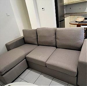 Γωνιακός καναπές με αναστρέψιμη γωνία