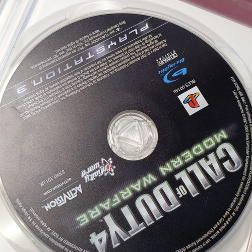Call of Duty 4: Modern Warfare PlayStation 3 game used