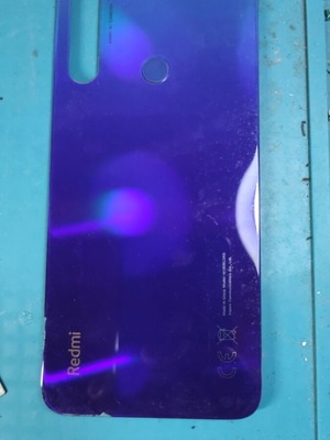 Xiaomi Redmi Note 8T replacement parts, blue back cover with fingerprint sensor