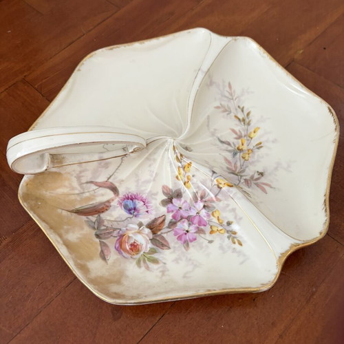 Πιατέλα Limoges Art Nouveau 1900-1920 σαν καινούργια, χειροποίητη ζωγραφική