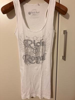 Rich & Royal white blouse like new, size S