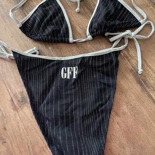 Ferre bikini like new, black, size M with adjustable straps