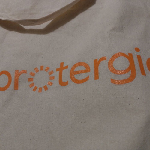 Protergia power bank and fabric shopping bag new