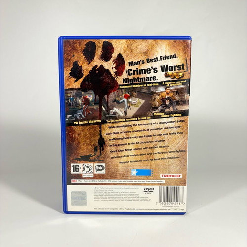 Dead to Rights II used for PlayStation 2 without manual