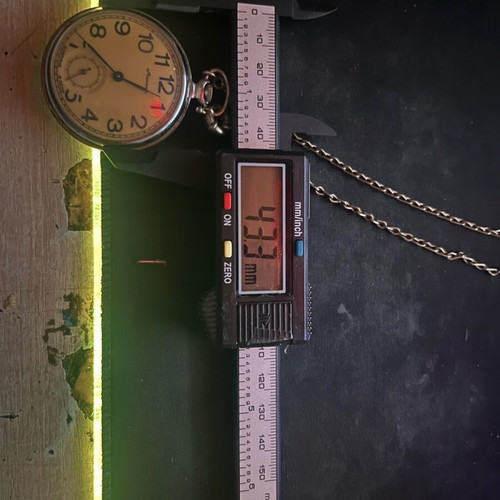 Molnija pocket watch like new, vintage Soviet-made (CCCP)