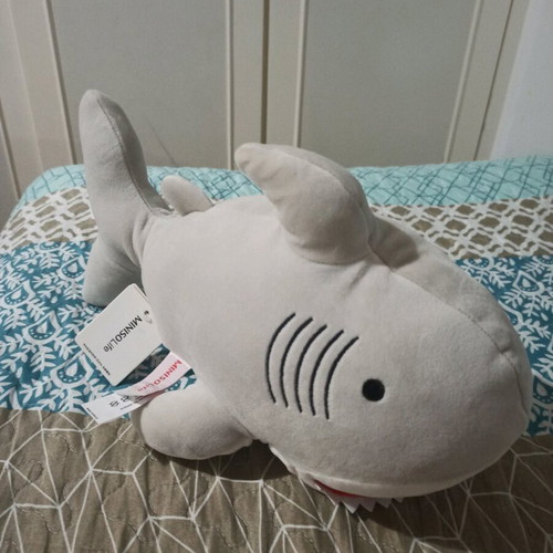 Miniso Shark plush like new with tag