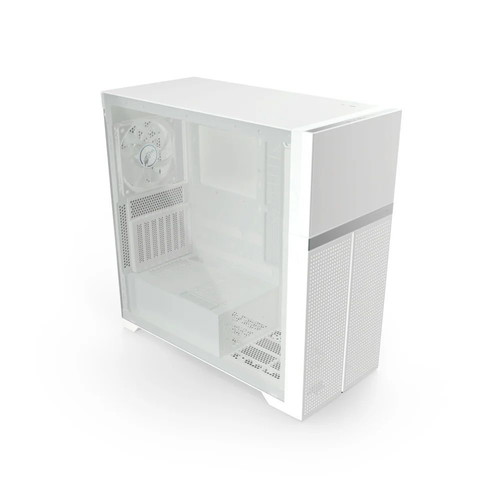 Valkyrie VK-02 Lite Mid Tower ATX computer case with side window white new