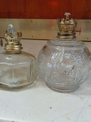 Vintage lamps used, set of two