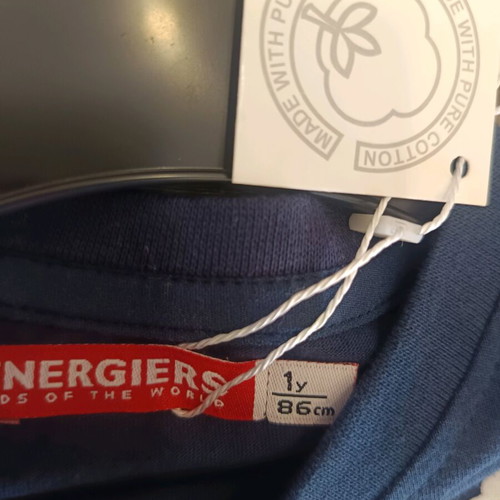 Energiers boy's t-shirt new size 1 for 12-18 months