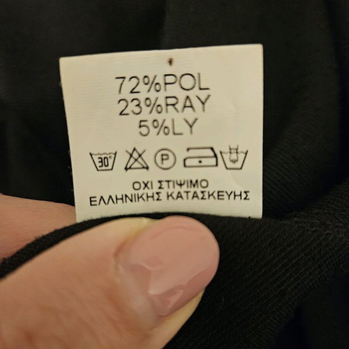Iso dress black, short, wide, like new