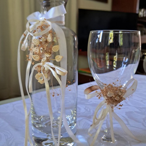 Bohemia wedding carafe set like new